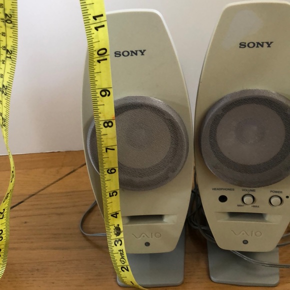 Pair- Sony Vaio Computer Speakers Model- PCVA-SP4 - Picture 7 of 8